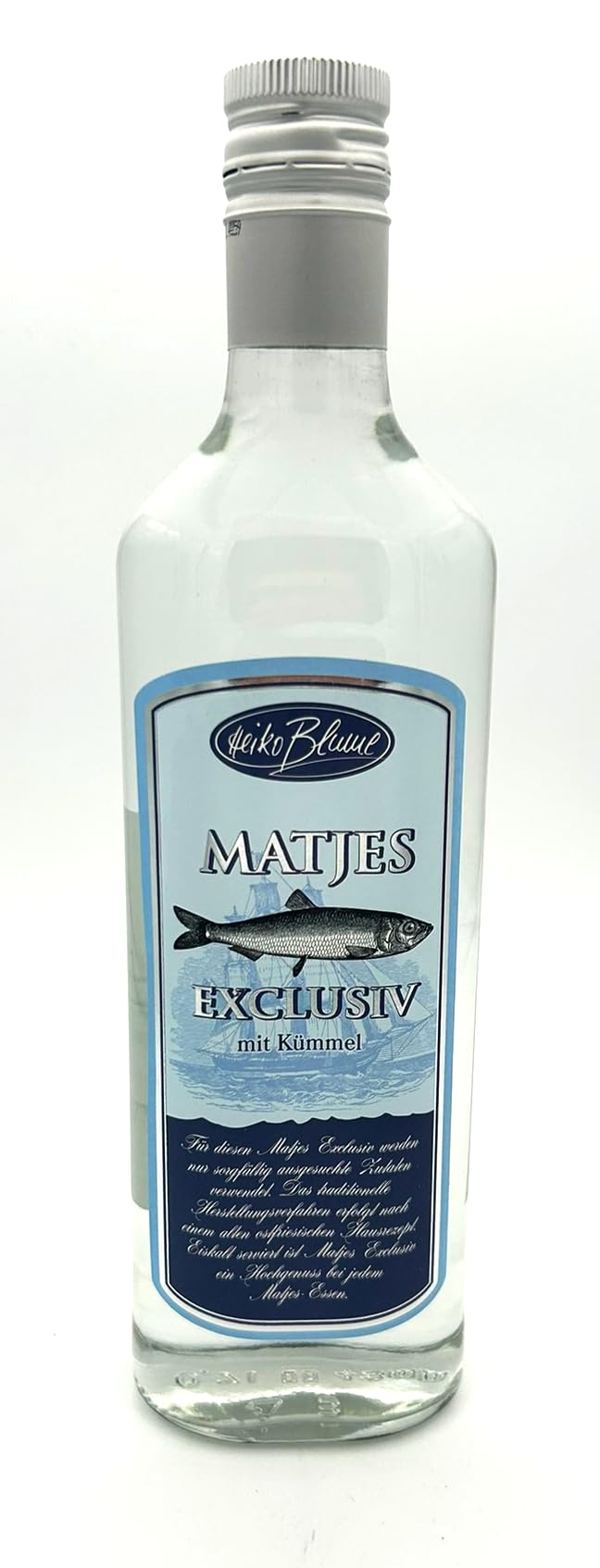 Heiko Blume Matjes Exclusiv mit Kümmel - 700ml, 32% vol. - Maritime Premium Spirituose nach norddeutscher Tradition