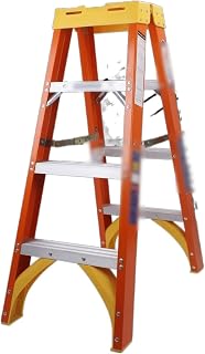 TAPARU Telescoping Ladder Glass Fiber Reinforced Plastic Herringbone Ladder Household Folding Multi-Functional Insulation Telescopic Ladder Double