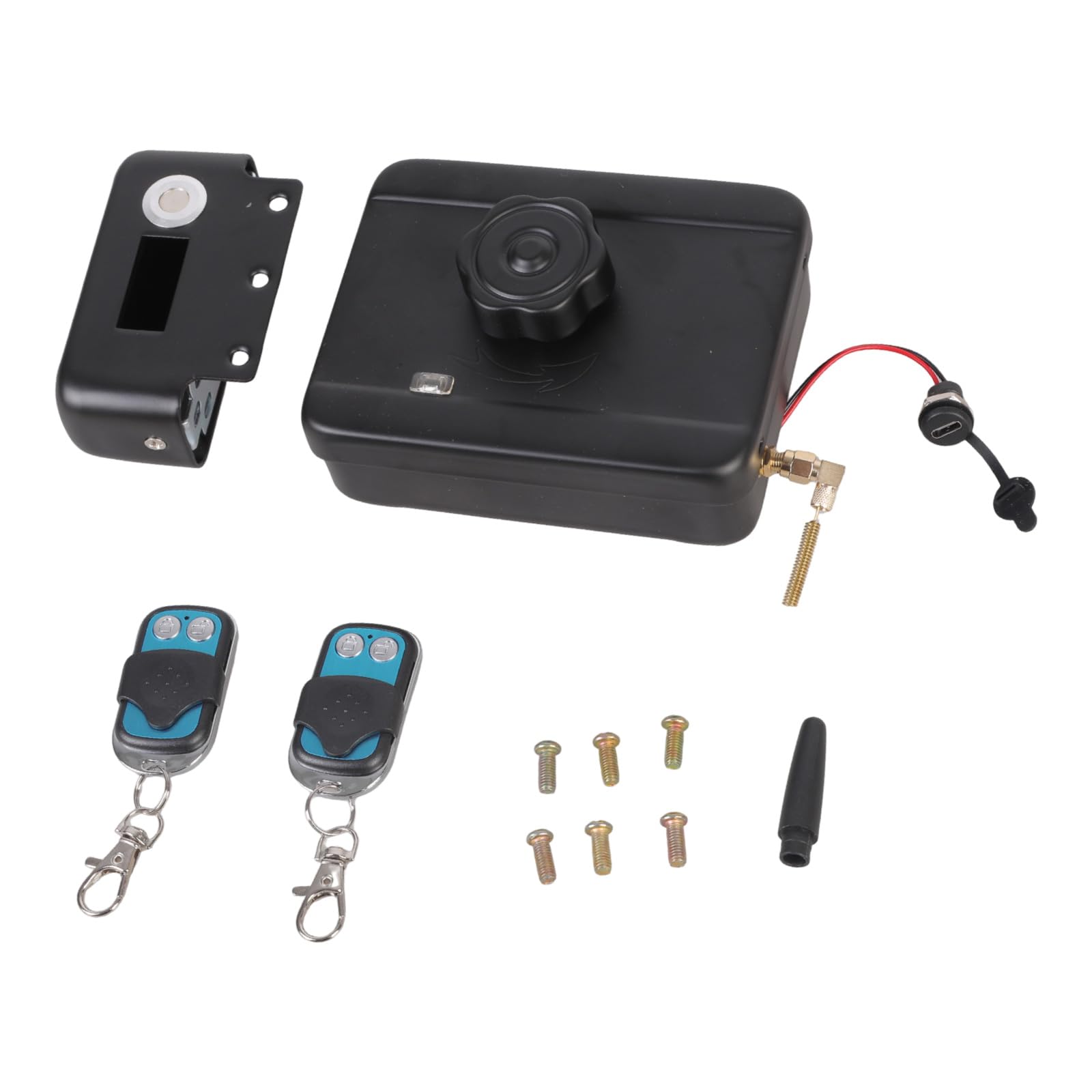 Xagmodshn Black Electronic Door For App Control Invisible Intelligent Door With Remote Control Security