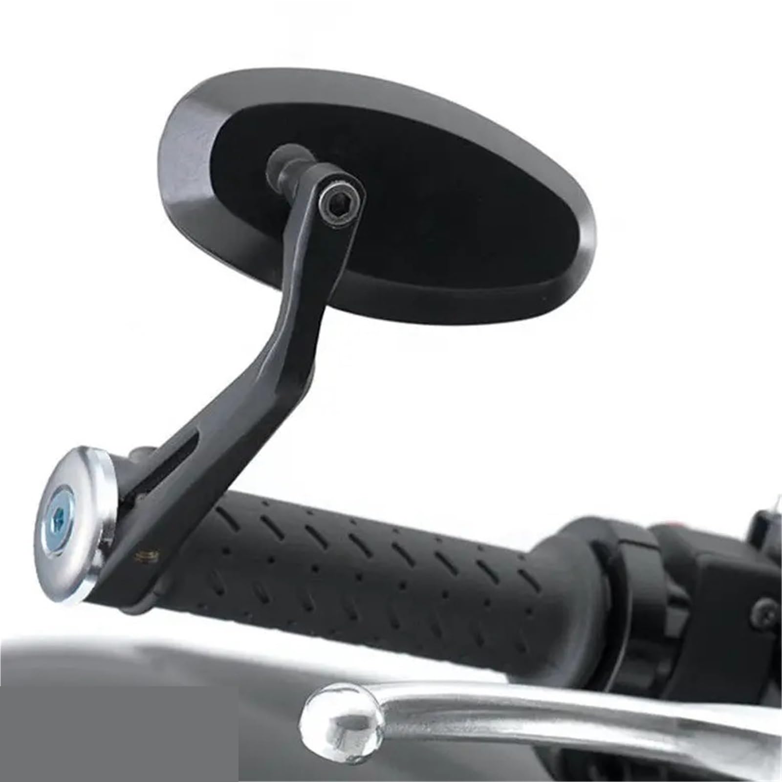 Retrovisor manillar scooter Espejos Retrovisores Laterales Con Extremo De Barra Mango 7/8 "para Bobber, Motocicleta Universal