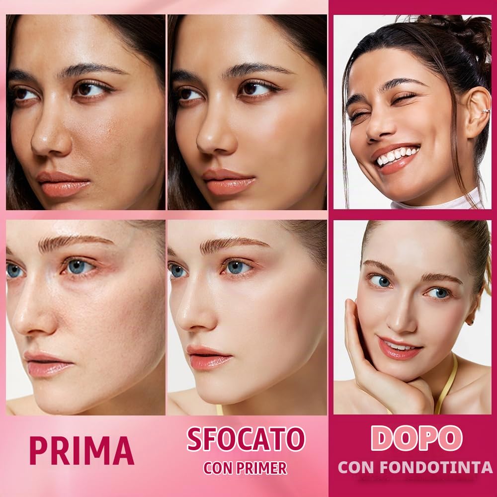 TFIT Delicato primer artistico per velo di seta - Trucco coreano, primer per trucco opaco senza pori per pelle grassa (leggero, idratante), riempitivo dei pori sfocati, 1,01 FL. Oz.