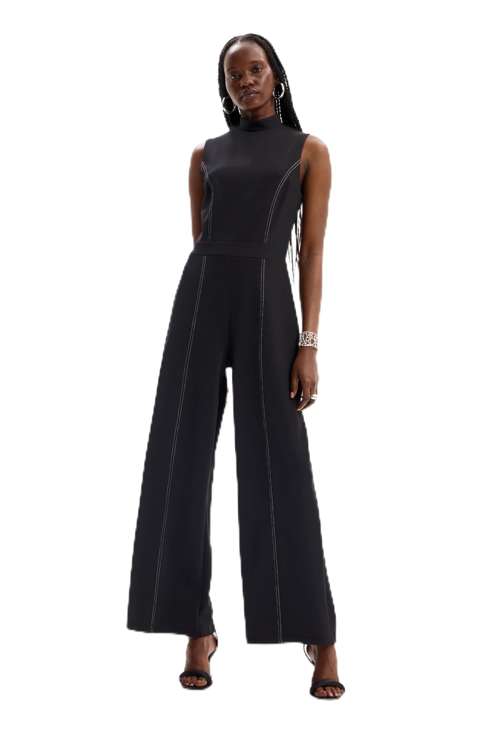 Desigual Damen Schwarz Jumpsuit_stit, 2000 Black, S