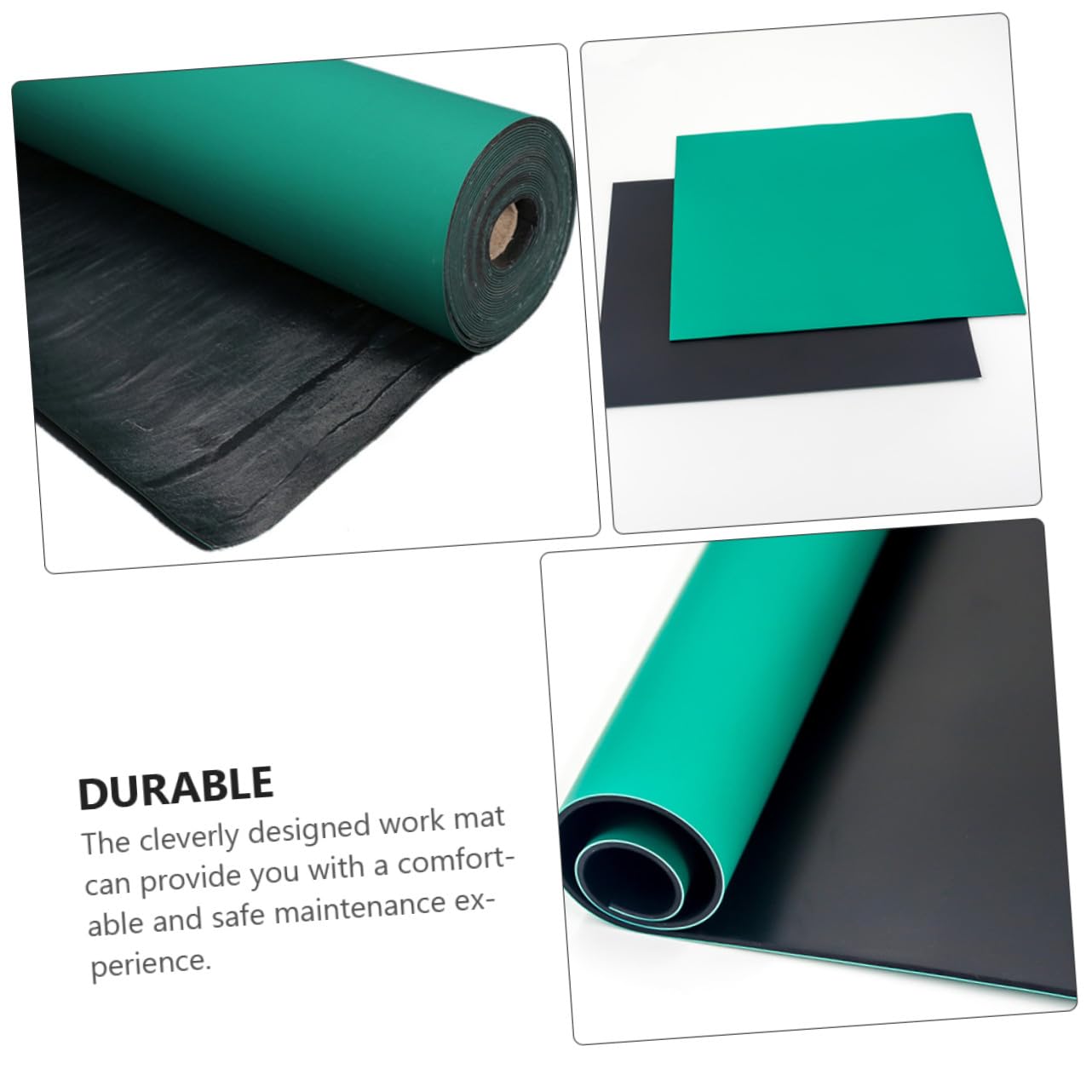 Tappetino Di Riparazione Resistente Al Calore in Pvc Antistatico, Tappetino Per Banco Da Lavoro Multifunzionale 1 Metro x 0,3 Metri, Resistente All’usura Per Elettronica e Saldatura