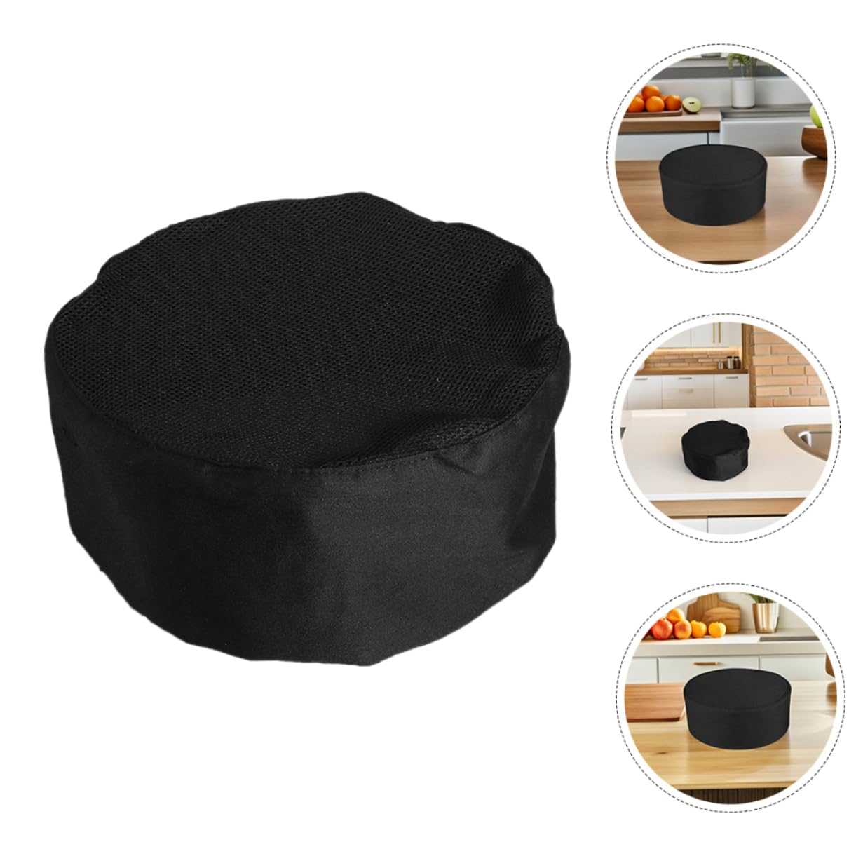 CALLARON 6piezas Gorros de Chef Unidades Gorro de Cocinero Parte Superior de Malla Transpirable Ajustable para Cocina Cafetería Servicio de Catering para Personal de Restaurante Adultos