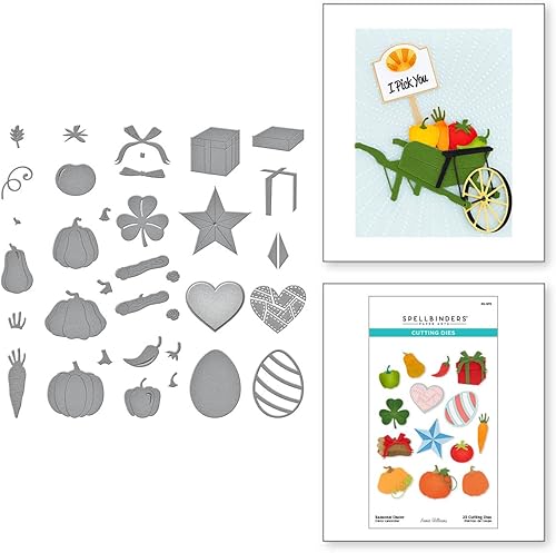 Miniatura 1 de Spellbinders Decoración de temporada de Annie Williams troqueles grabados, metal