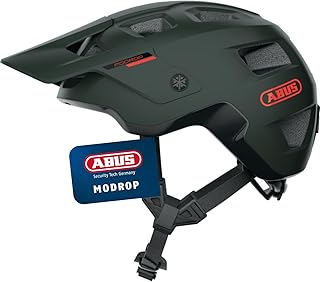 ABUS MoDrop MTB Helmet, Robust Bicycle Helmet with Good Ventilation for Mountain Bikers, Custom Fit, Unisex