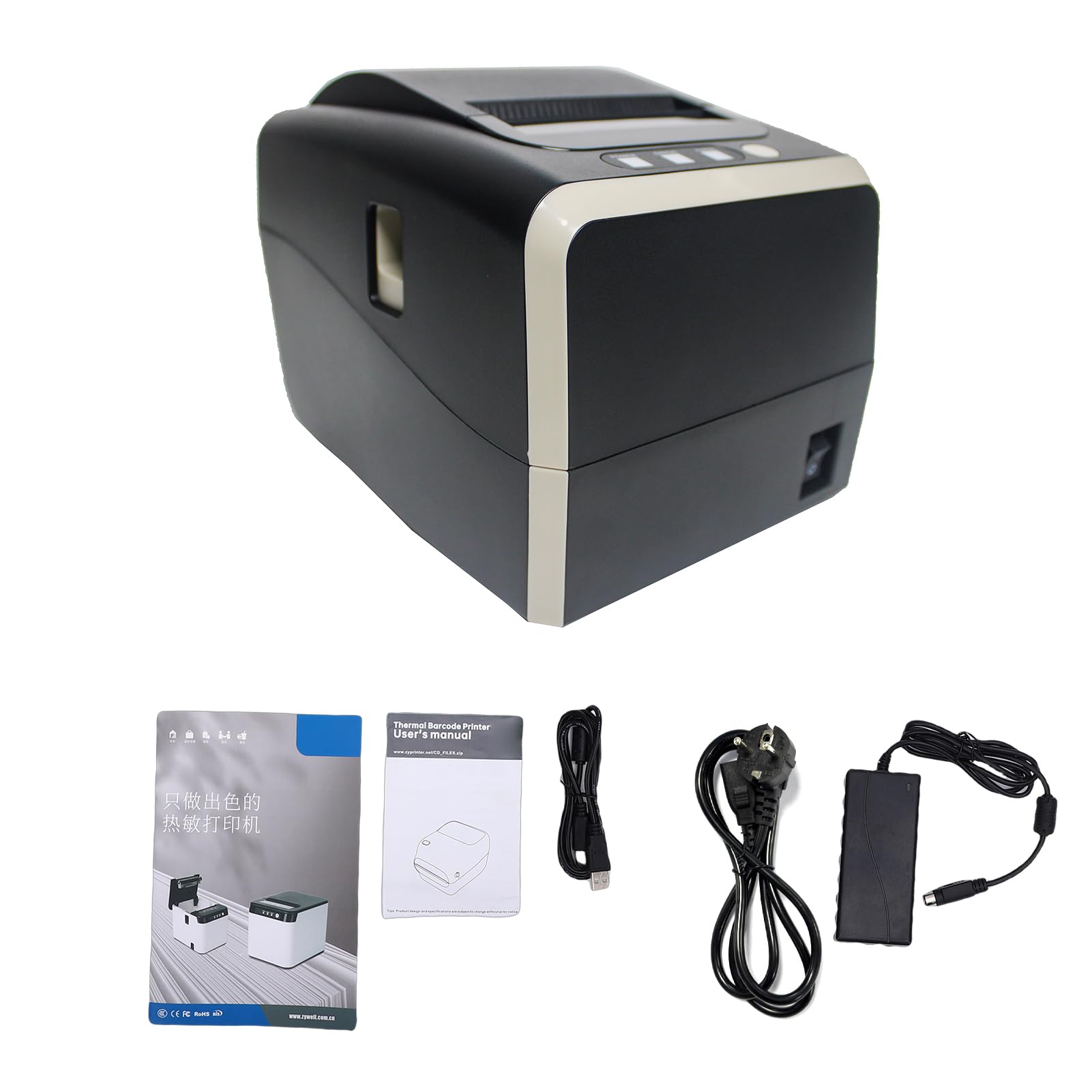 Stampante Termica per Etichette 80 Mm, Stampante Termica Desktop