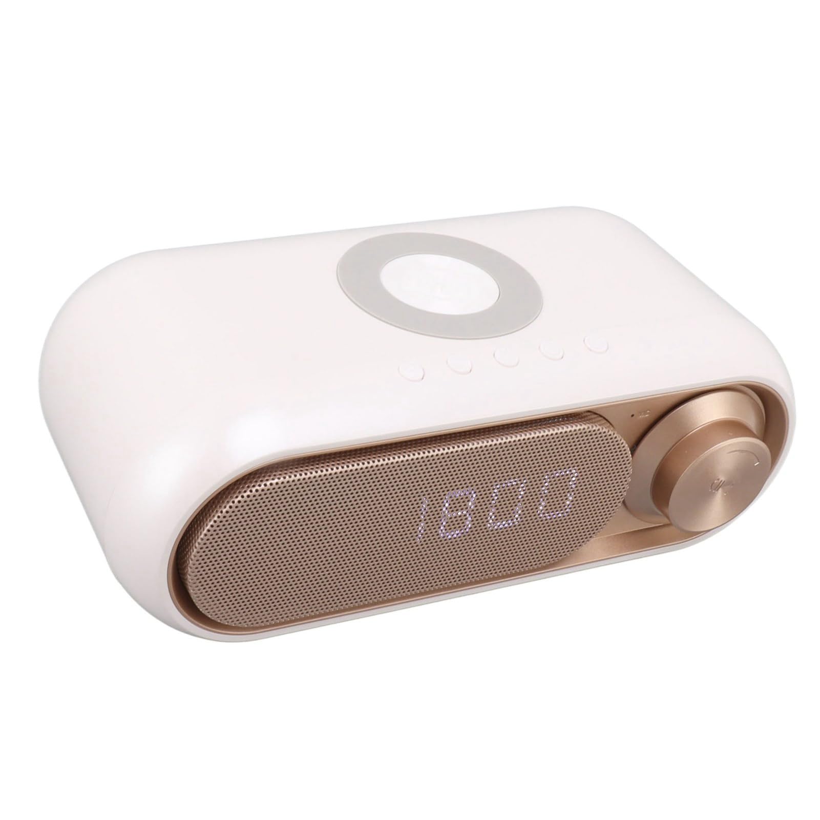 Caricatore Wireless 3 in 1 con Sveglia Radio e Altoparlante per