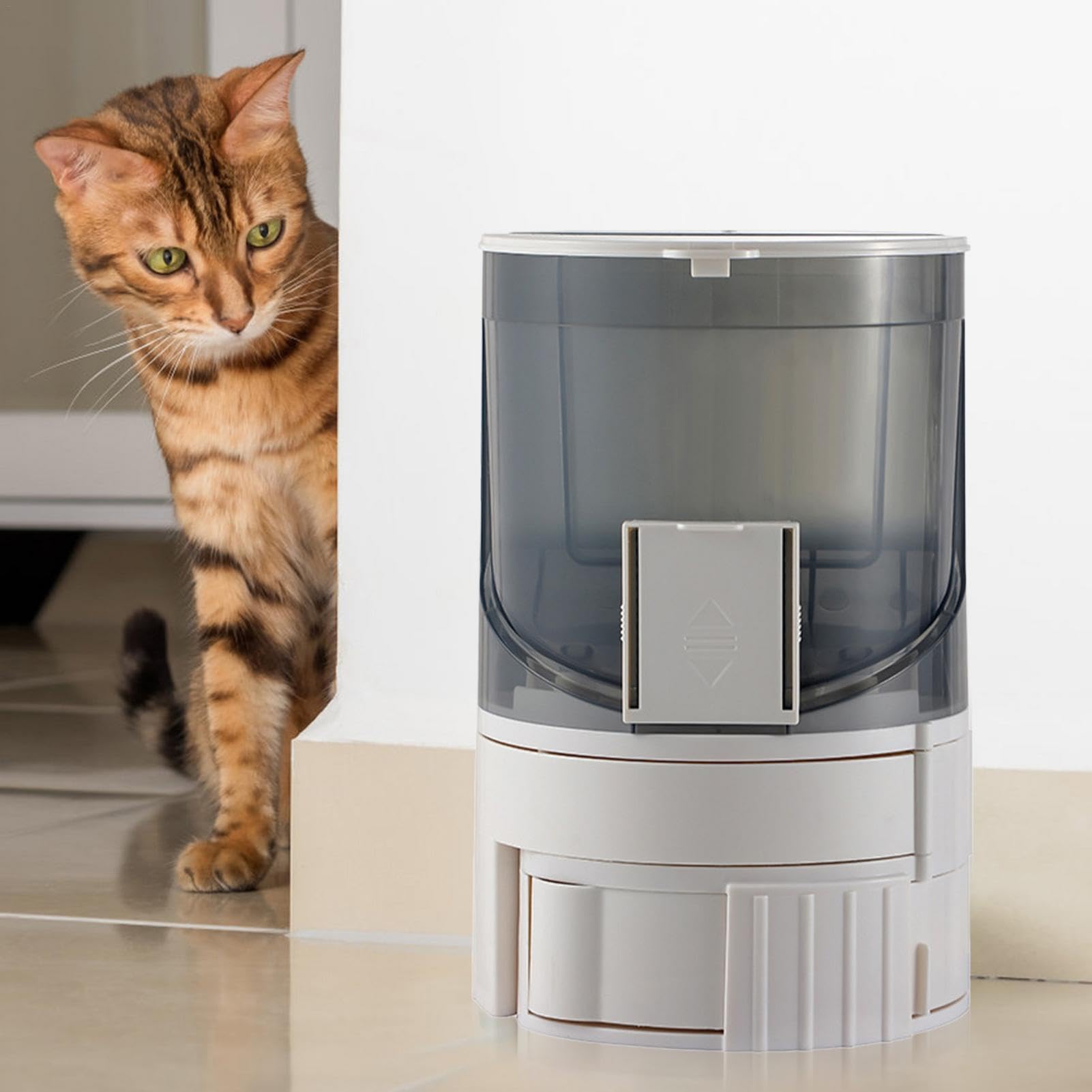 Comedero automático para Gatos， Dispensador de Agua y Comida for Gatos, Bebedero automático for Perros - Comedero 2 en 1 | Recarga automática, comedero for Mascotas