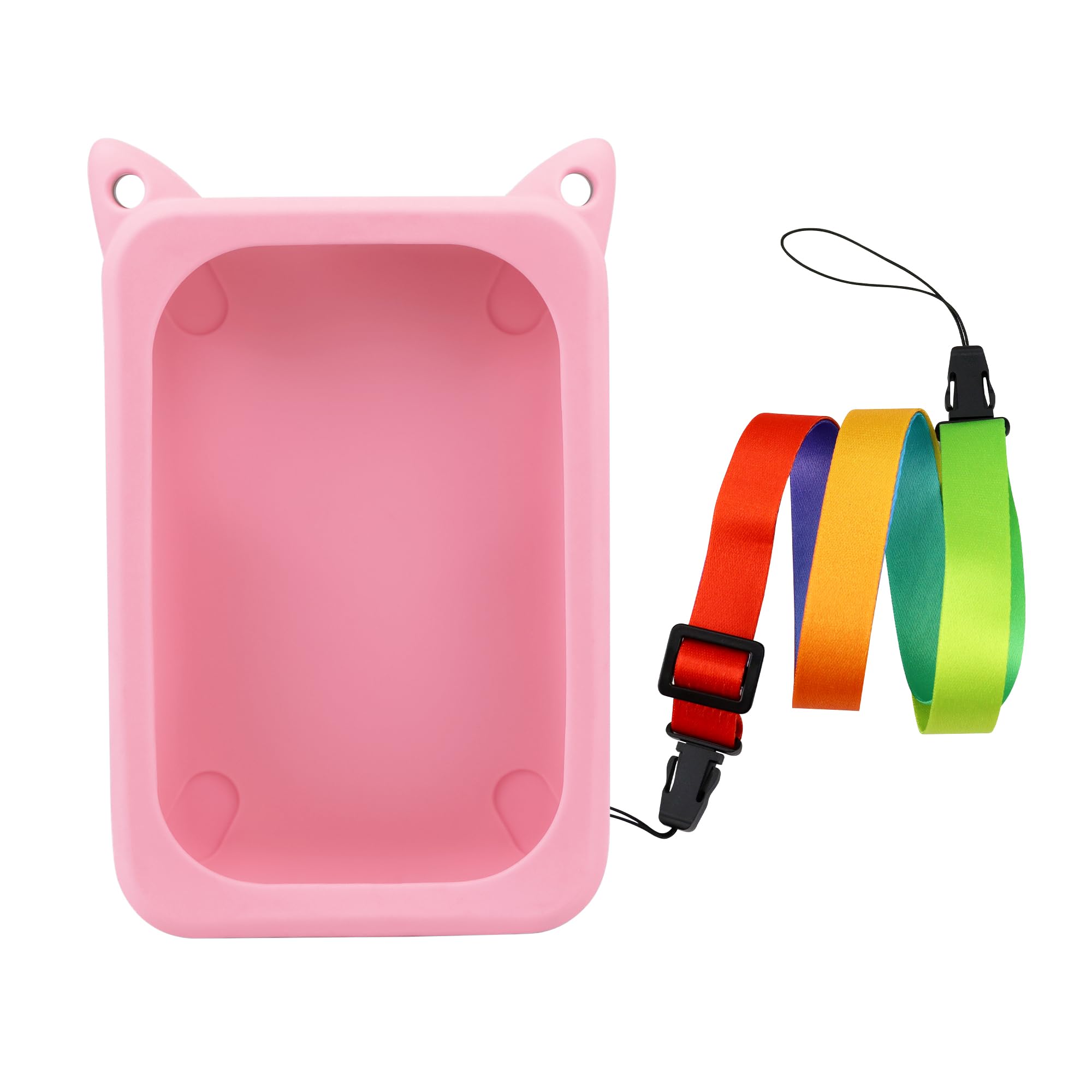 Custodia Protettiva per FABA+ Raccontastorie, Rosa | In Silicone, Cordino