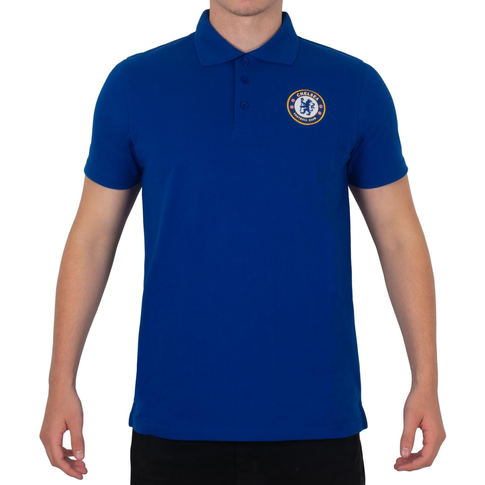 Chelsea FC Officiel - Polo de Football pour Homme - avec Blason
