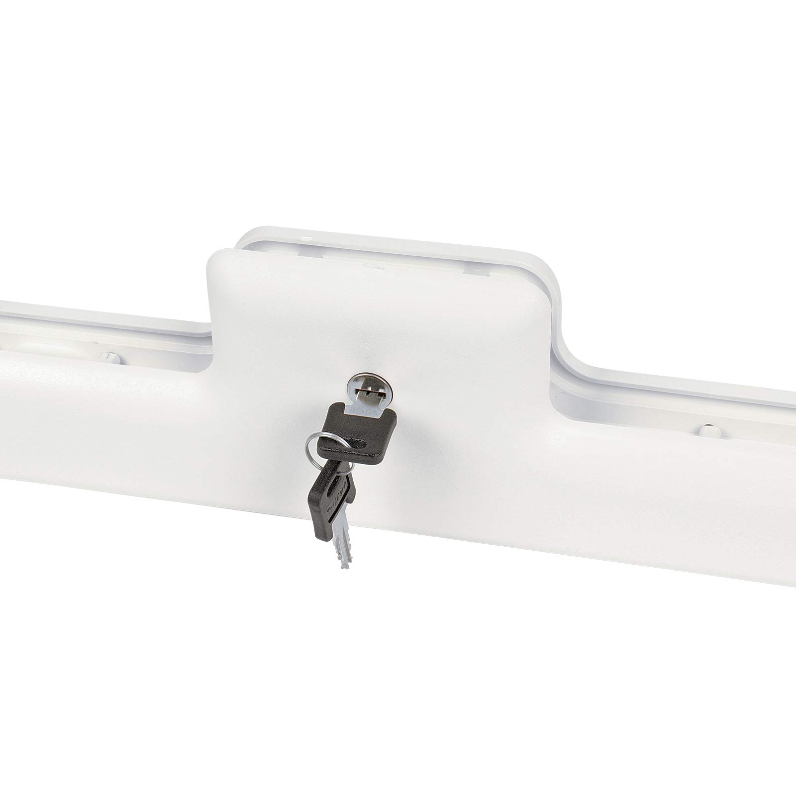 Wohnwagen & Wohnmobil Serviceklappe | 3 Größen zur Auswahl | Weiss | inkl Schließung | Staufachklappe (840x345 mm)
