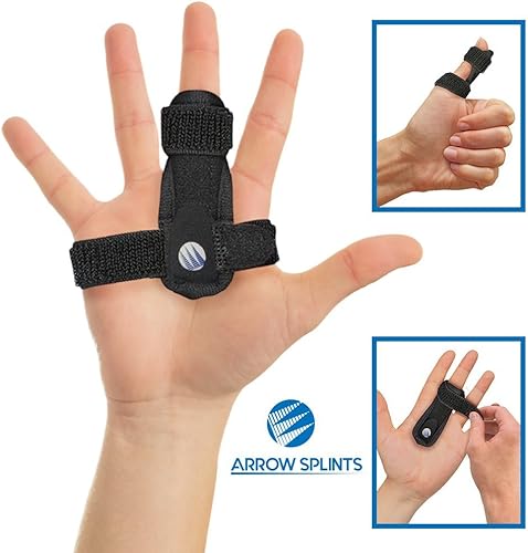 Miniatura 5 de Férula de dedo de mazo  El soporte de dedo gatillo se adapta a dedo meñique, índice, medio, anillo y pulgar, alivio del dolor de artritis,