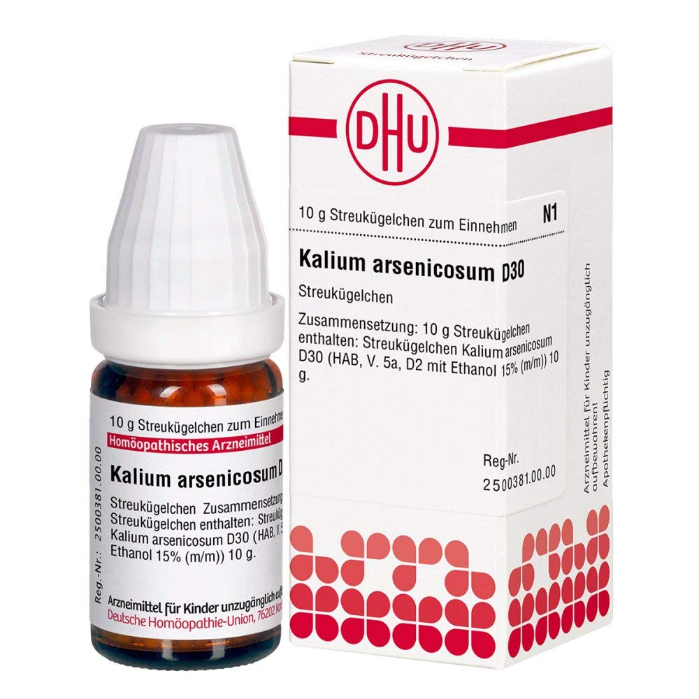 DHU Kalium arsenicosum D30 Streukügelchen, 10 g Globuli