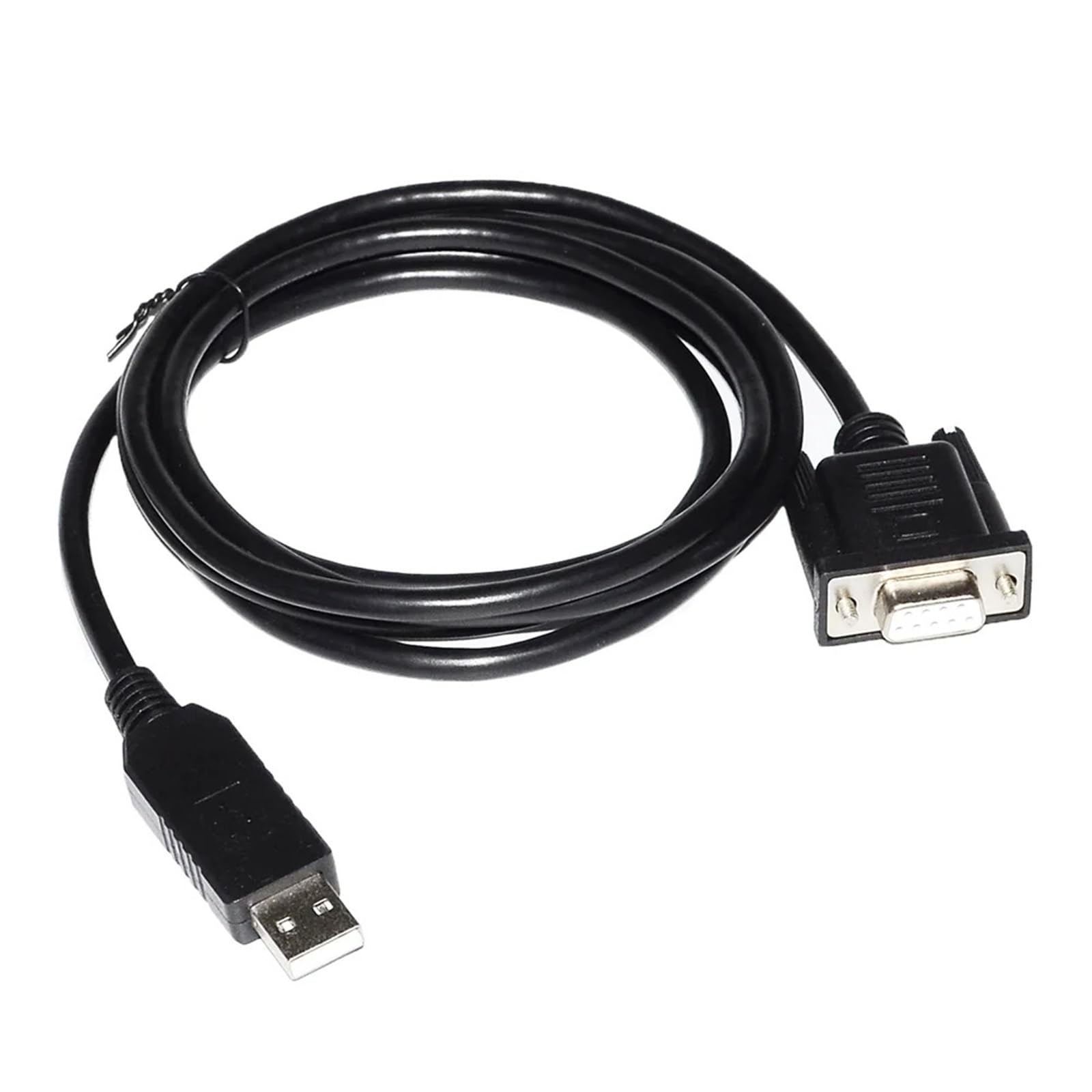 Ethernet Industriel câblable sur Le Terrain, Adaptateur USB vers DB9 Femelle/mâle vers convertisseur série RS232, brochage Standard et câble Null Modem(DB9 Male PINOUT 1,1.8m)