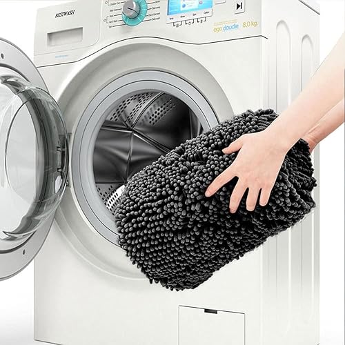 Miniatura 6 de SONORO KATE Alfombra de Baño, Tapete de Baño Antideslizante, Alfombras de Baño Suaves, Acogedoras, de Pelo Largo y Gruesas para Baño, Alfombras de