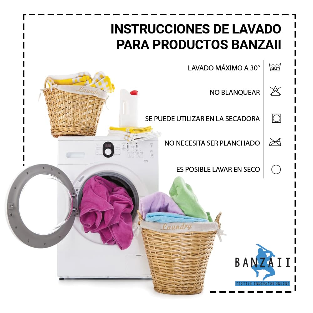 Banzaii Funda Sofá para Chaise Longue Acolchada 4 Plazas (290 cm) Reversible para Chaise Longue Izquierda/Derecha, Arena