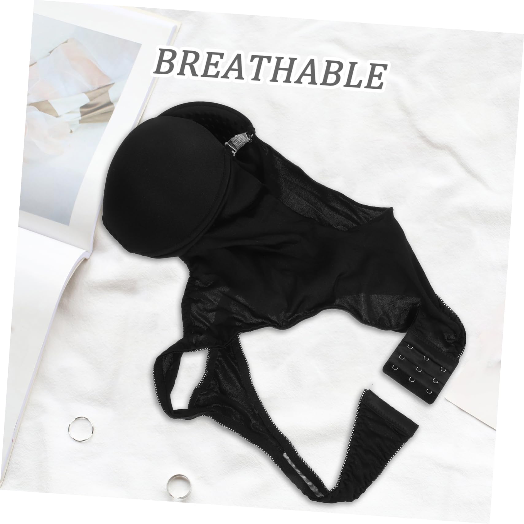 SOIMISS Las Mujeres Bustier Sujetador Mamelucos Para Las Mujeres Mono Para Las Vestido Leotardos Para Las Fajas Sin Tirantes Sin Espalda Fajas Backless Sujetador