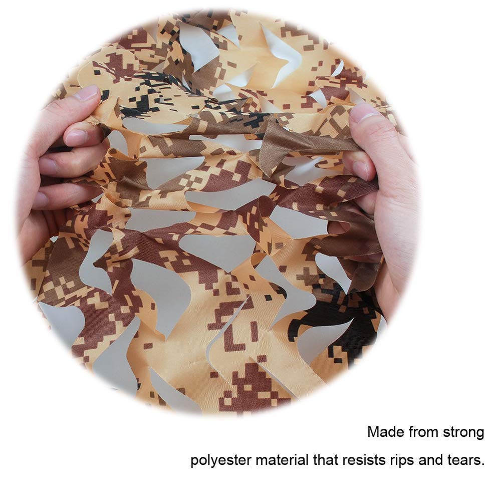Tarnnetz Camouflage Netz Sonnenschutz Jagd Tarnung Net, Waldlandschaft Tarnnetz Bundeswehr Camo Army Netz (huangmo,6 * 6M)
