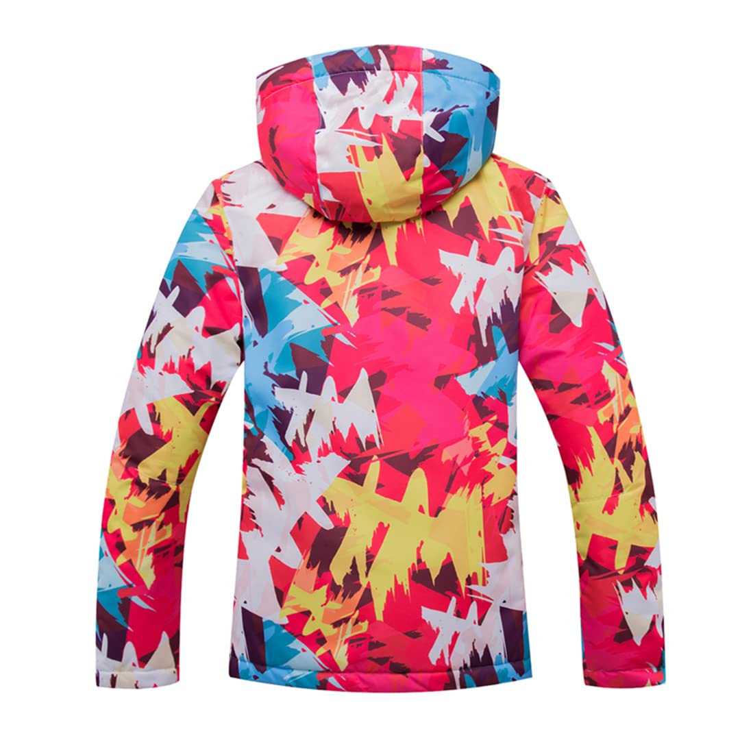 Disimlarl Ropa de esquí para mujer, traje de invierno y deportes al aire libre, chaqueta de nieve + tirantes, Picture Jacket1, L