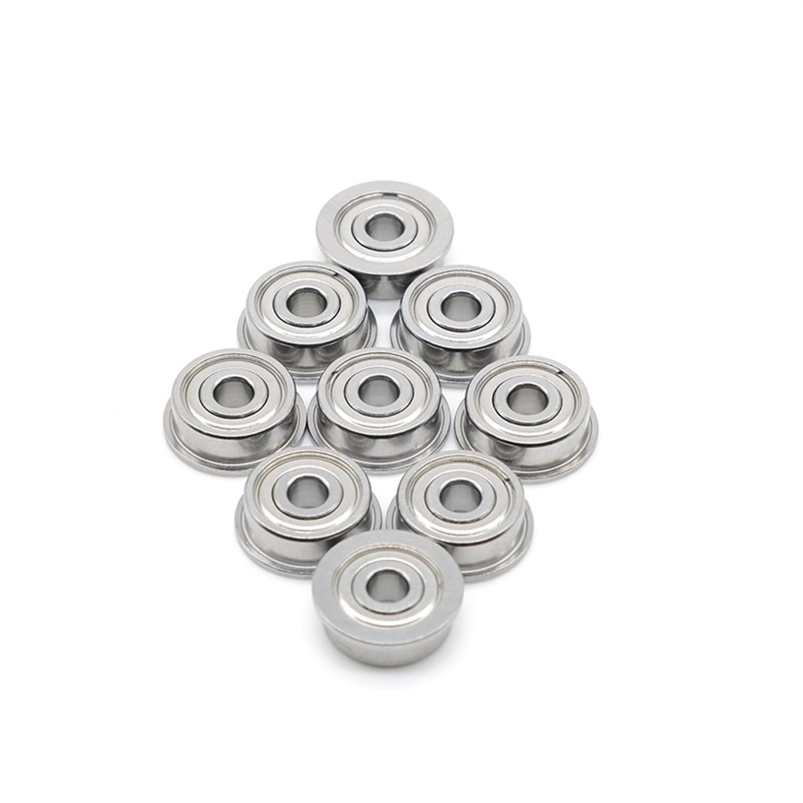 Rodamiento, F693ZZ Rodamiento de brida 3x8x4 mm ABEC-7 (10 PCS) Rodamientos bolas con bridas F693 Z ZZ F619/3ZZ