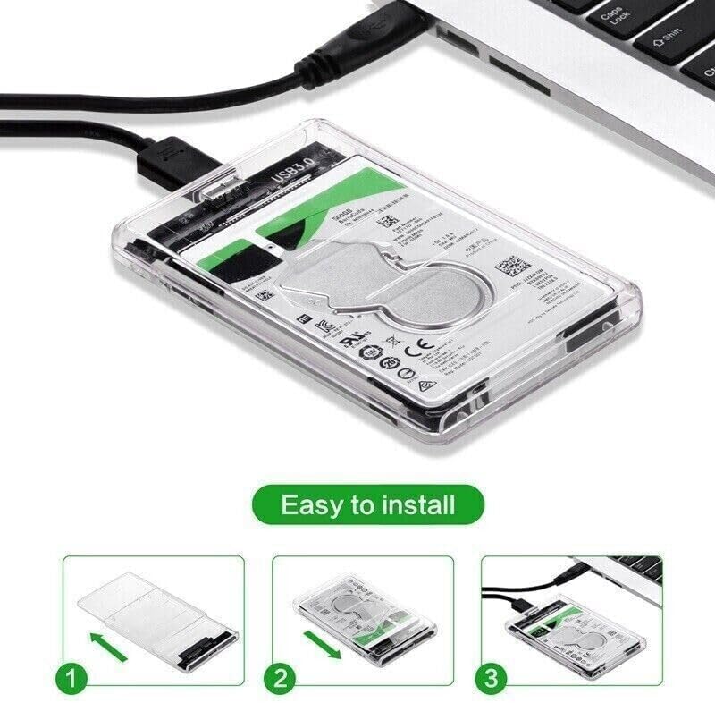Caja externa para disco duro 2.5" SATA USB 3.0 NTQinParts miniatura 2