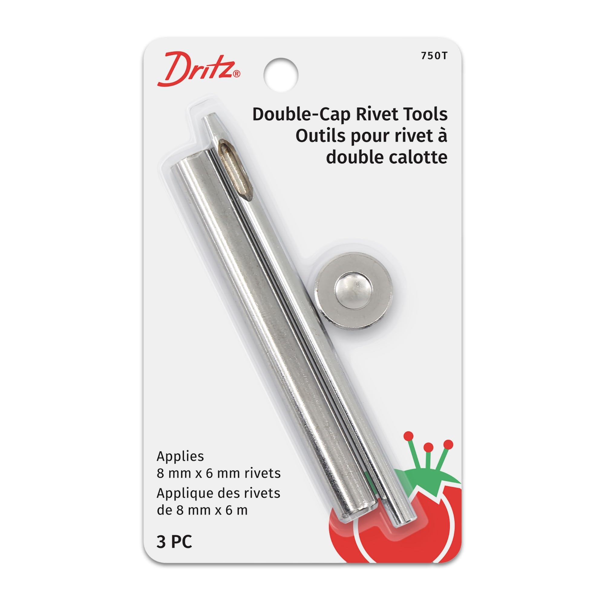 Amazon.com: Dritz 750T Double-Cap Rivet Tools, Metal