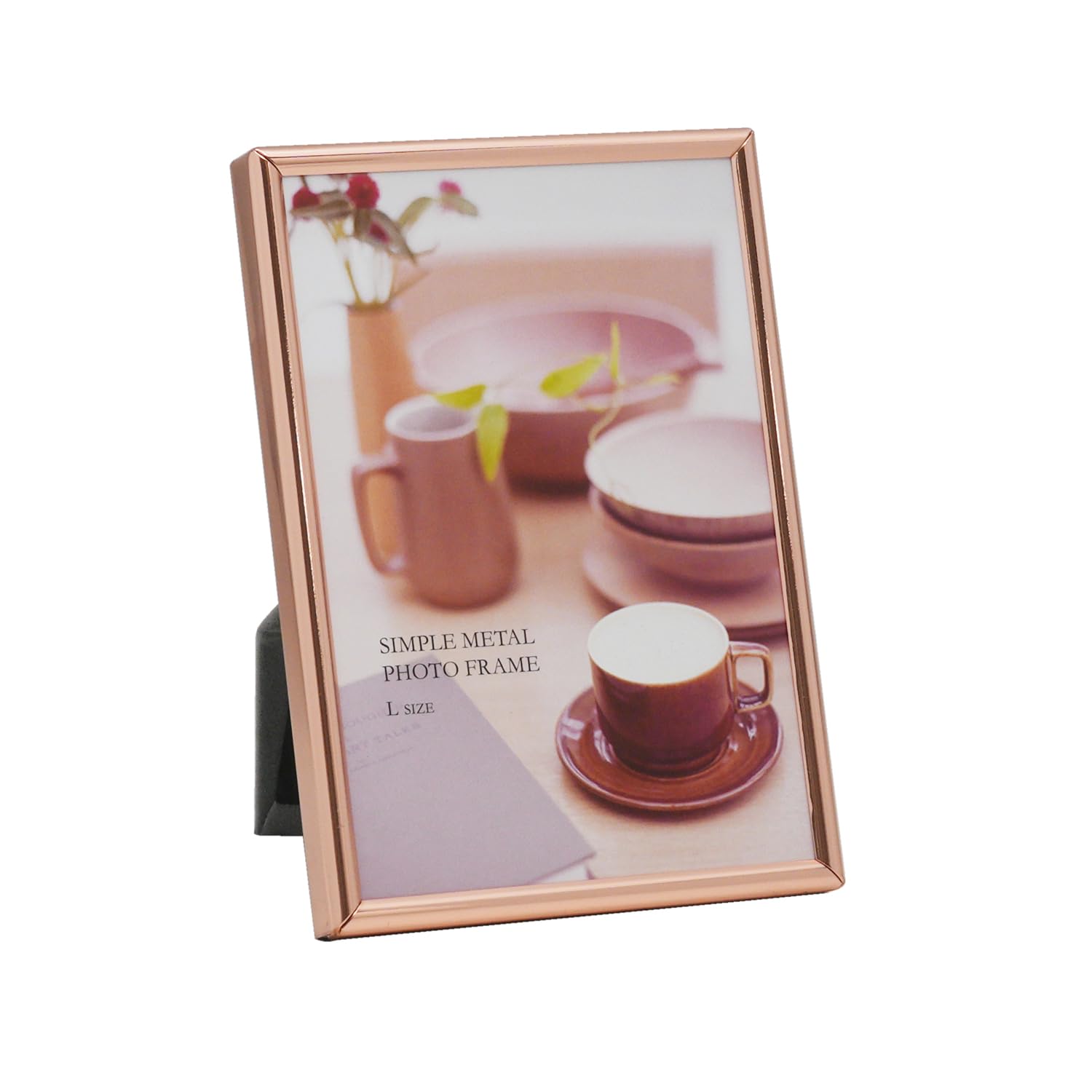 Amazon.co.jp: FUJICOLOR フォトスタンド 1203L メタル Lサイズ ピンク