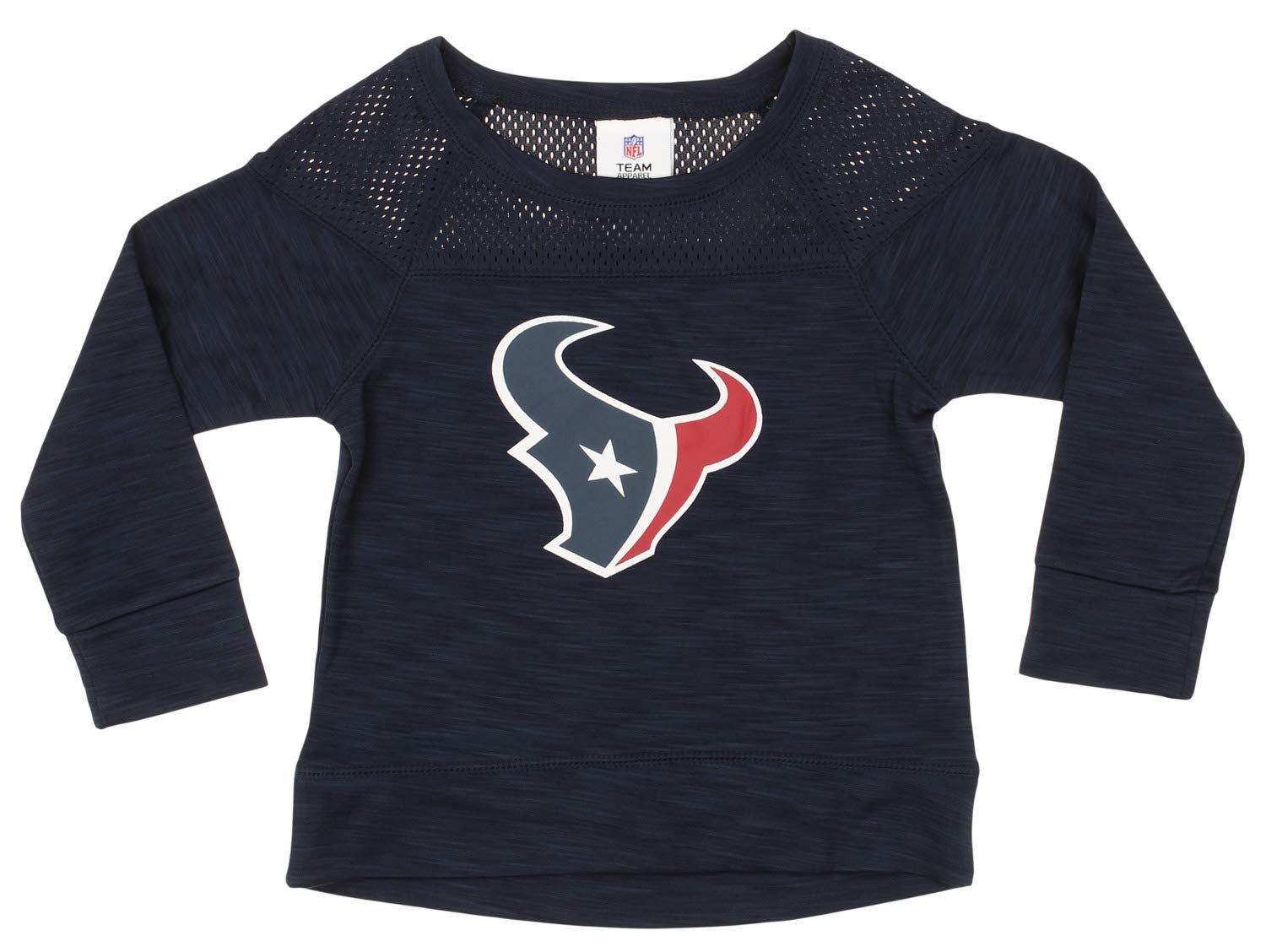 Outerstuff NFL Big Girls Youth Streaky Performance Sweatshirt Top, Houston Texans, Large 10-12