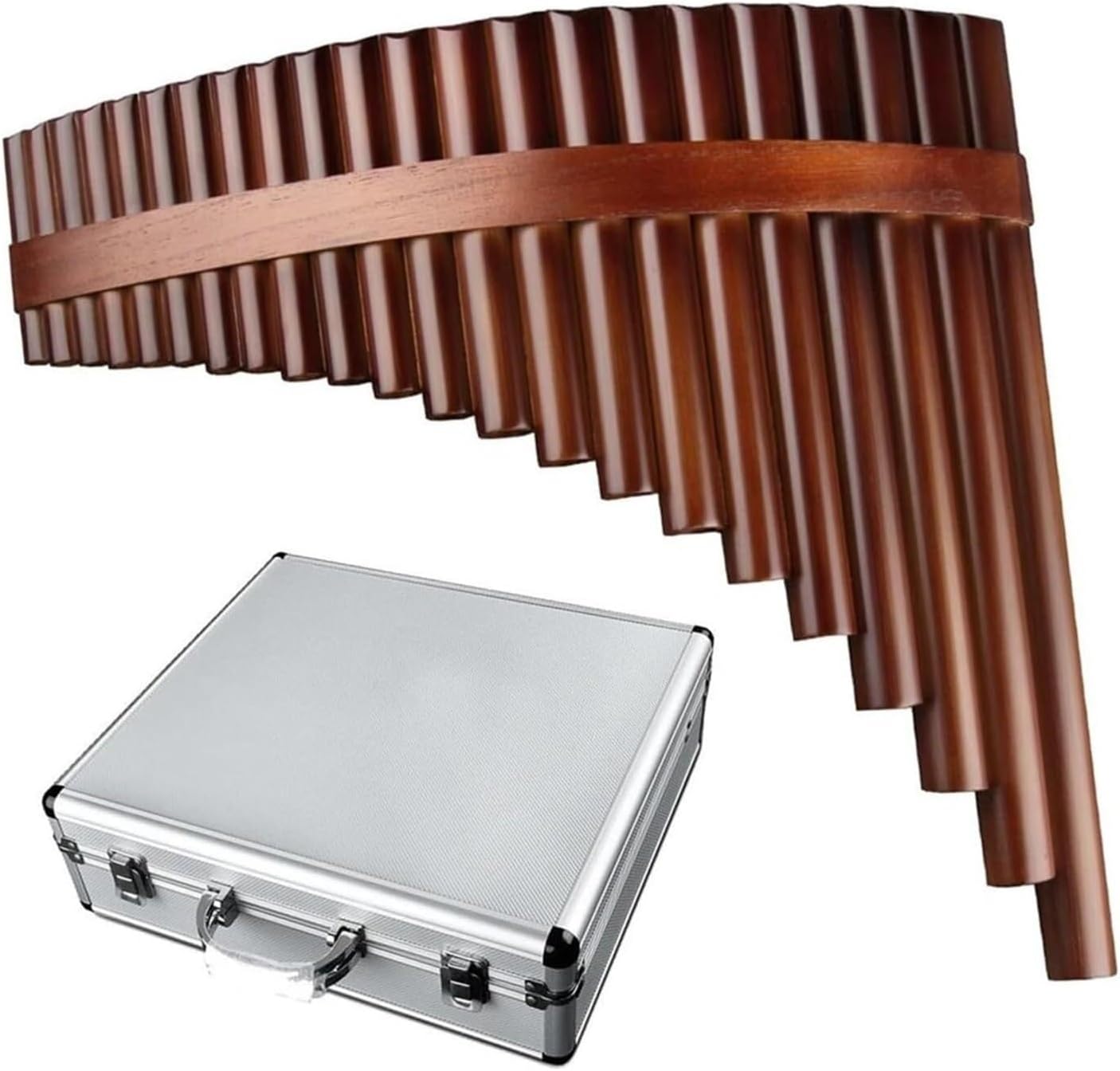 Flet panowy, Instrument klawiszowy Pan Flute G, 25 sztuk z torbą do przechowywania i drążkiem strojenia(Left Hand)