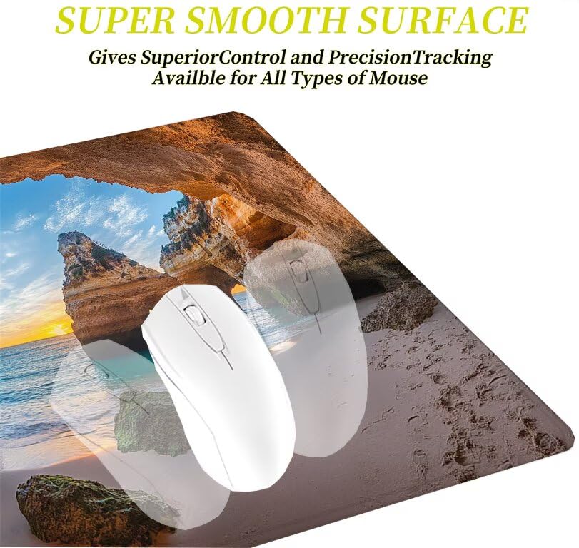 Tapis souris gamer résistant à bords cousus pour éliminer les douleurs