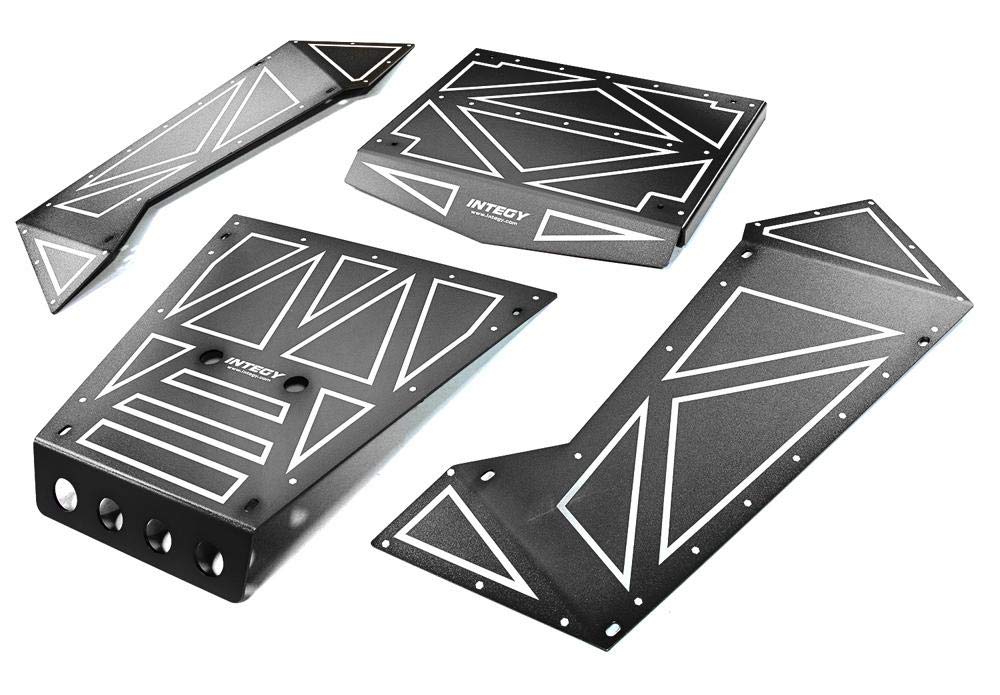 Integy RC Upgrades for Axial, Aluminum Alloy Panel Kit for Axial 1/8 Yeti XL Rock Racer Buggy