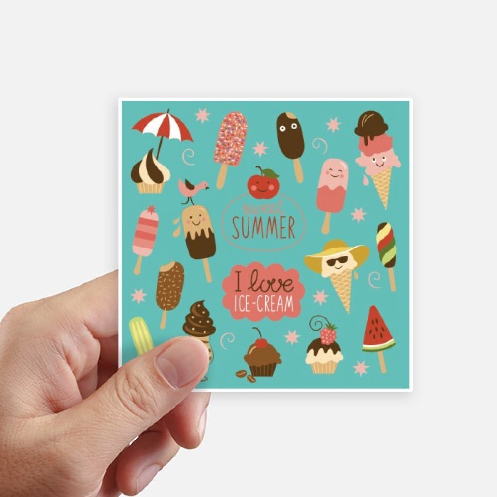 Sticker 10cm x 10cm multicolore pour masquer les rayures de valise