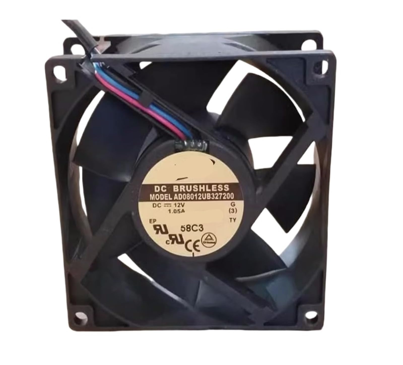 YMUGUEGH AD08012UB327200 12V 1.05A 8032 8CM Cooling Fan