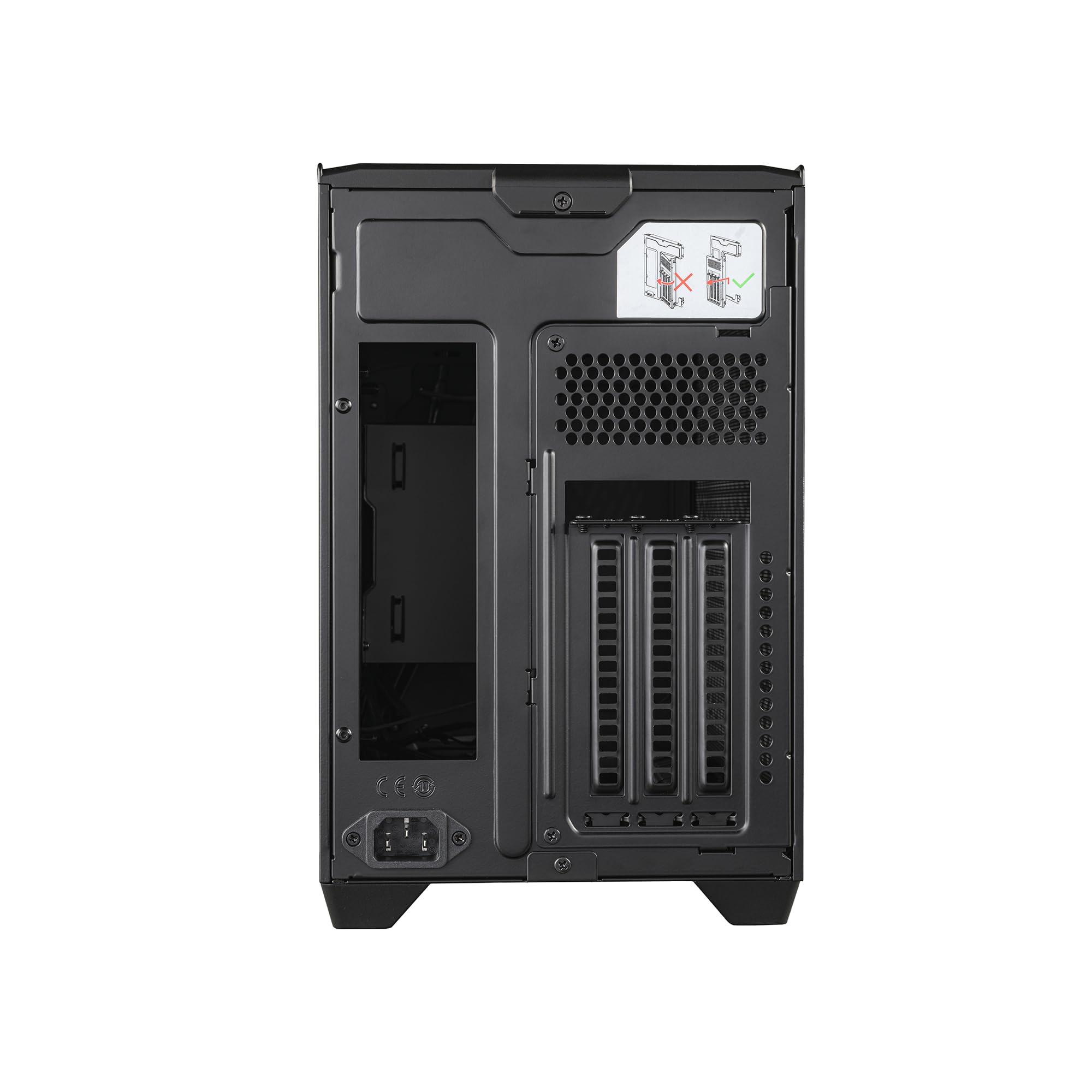 Cooler Master NR200P V3 Mini-ITX PC Case Ready, Top Mount 280mm AIO, PCIe 5.0 Riser, 361.5mm Vertical GPU Mount, Progettato Ready Nvidia RTX 5090 | AMD RX 9070 XT, SFX PSU - Pronto per l'installazione
