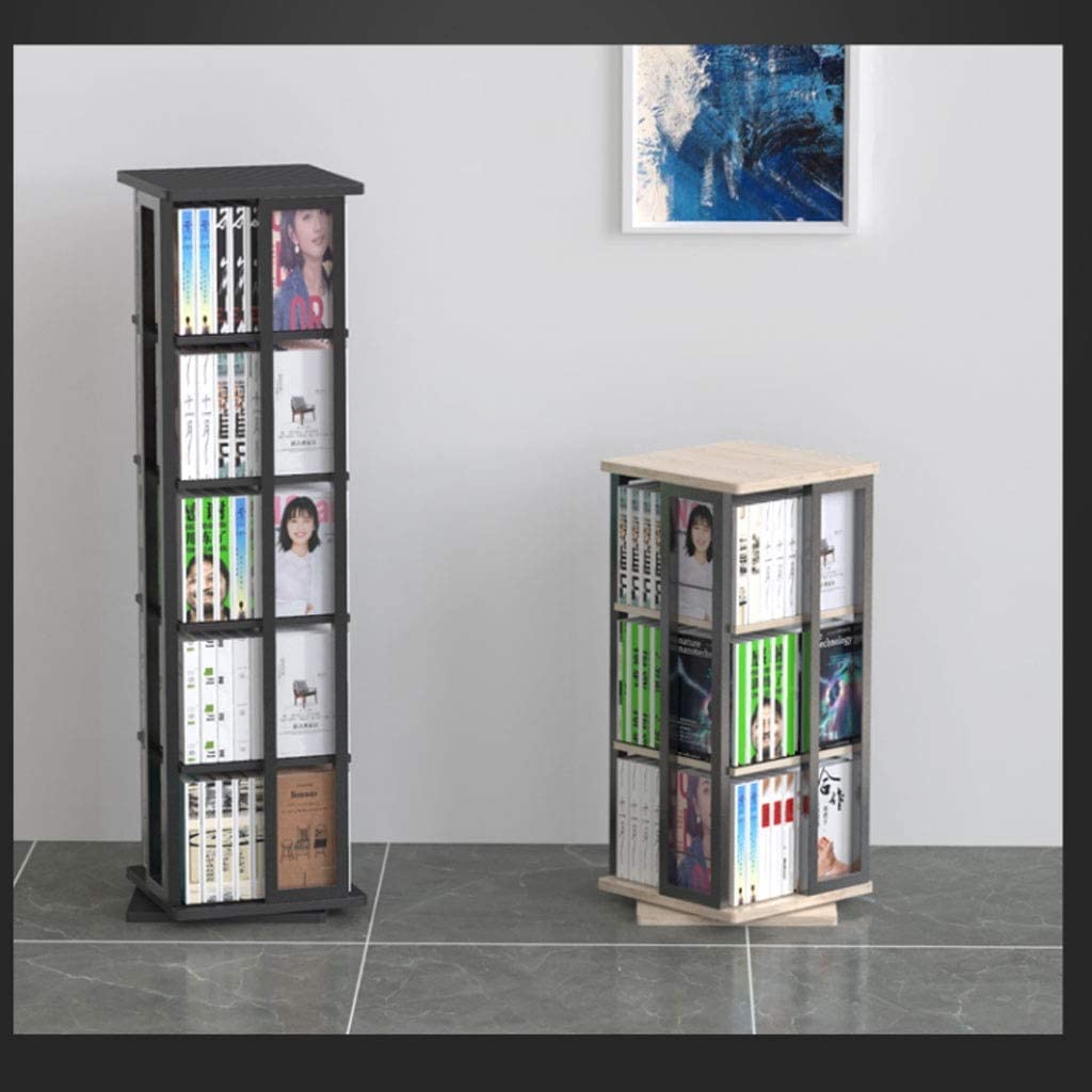 Librerie Scaffale Libreria Scaffale girevole creativo, Scaffale da pavimento moderno e semplice, Scaffale per libri di stoccaggio semplice economico per studenti della scuola dell'ufficio della
