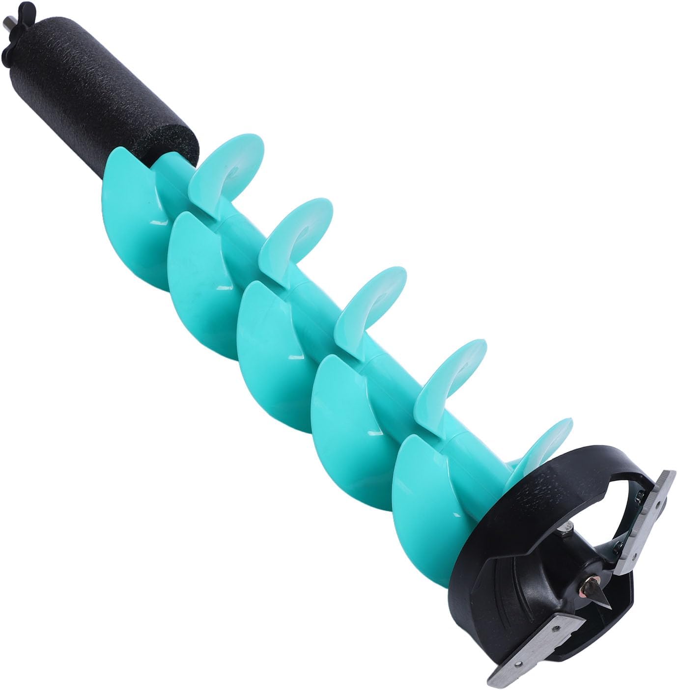 LiebeWH Ice Drill Auger Nylon Floating Ice Auger Electric Ice Fishing Auger with 2 Blades and Locator 6 Inch Rotating Diameter, LiebeWHuz649mvq5t