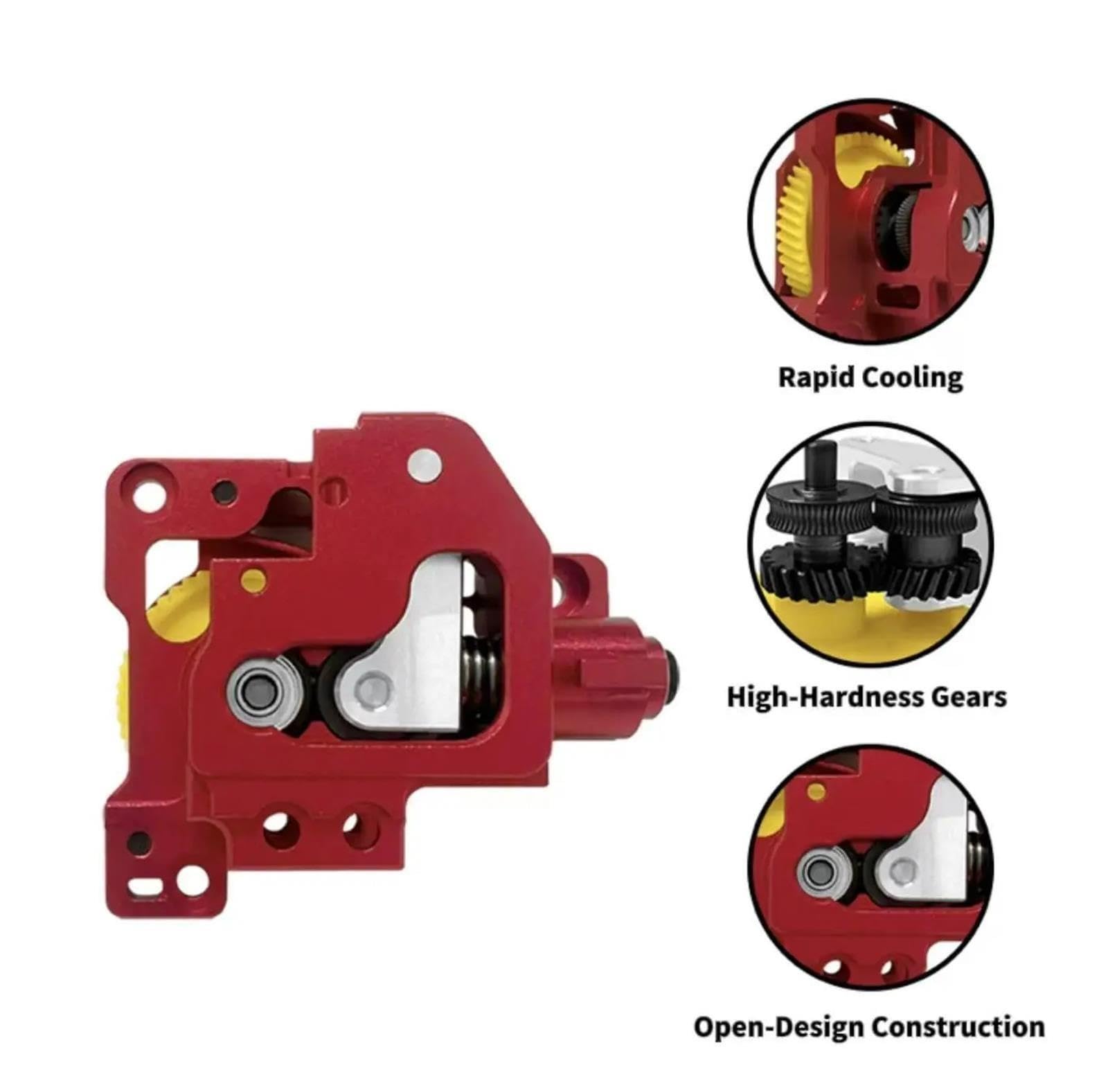 All-Metal Hot End Extruder Quick Cooling For X1 C P1 S P 3D Printer