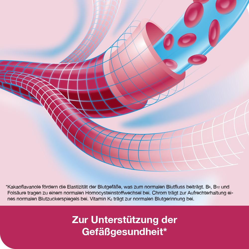 vasoLoges® concept - 120 Tabletten – mit Kakaoflavanolen zur Förderung der Elastizität der Blutgefäße und damit als Beitrag zum normalen Blutfluss*