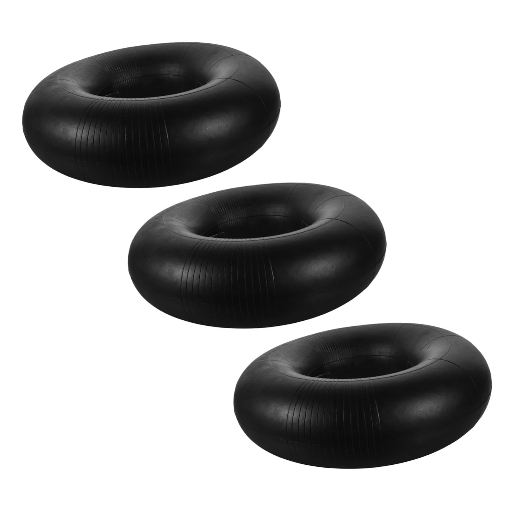 ifundom 3 Stück Ersatzreifen und Schlauch für Rasenmäher Traktor 15x600 6 Gummi mit Geradem Ventil Hohe Elastizität Geeignet für Gartentraktor und Rasenmäher