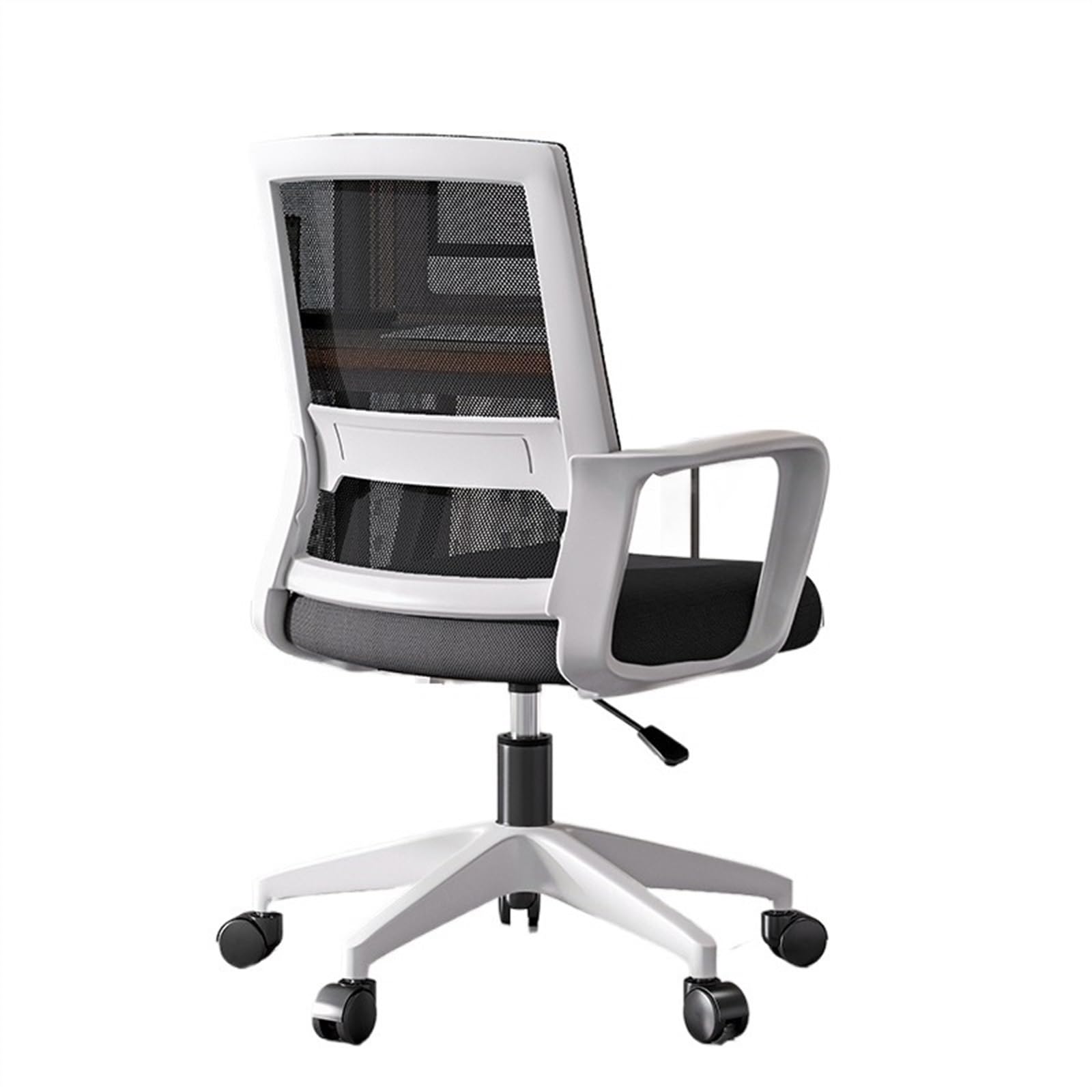 Chaise pivotante bureau professionnel noir à roues avec doubles BackRests LWX