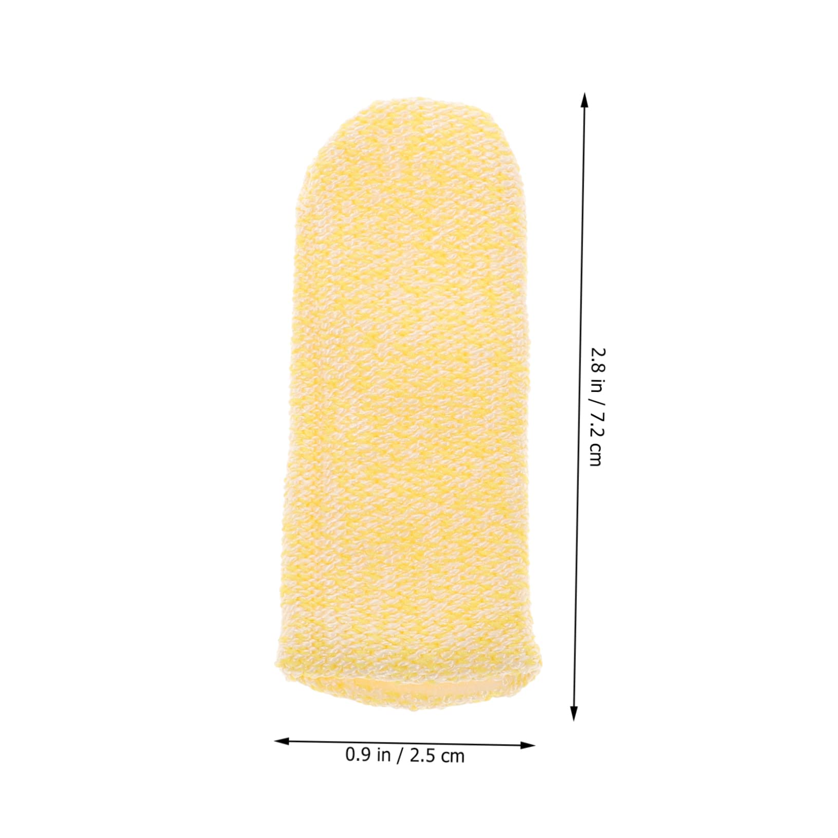 BEBEMOKO 20pcs Cut Resistant Thumb Guards -Cut Finger Protectors for Kitchen Carving Woodworking Work Skid Resistant Fits Fingers Excellent for Pruning Mechanical Tasks