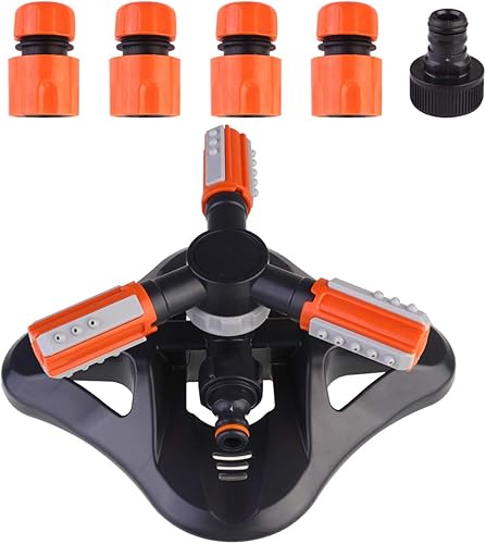 Miniatura 2 de Aspersor de césped para patio, rociadores de jardín, rociadores giratorios de 360 grados, sistema de riego de césped, rociadores automáticos de agua