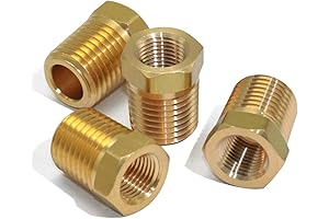 KOOTANS 1/4 to 1/8 NPT Pipe Fitting Adapter