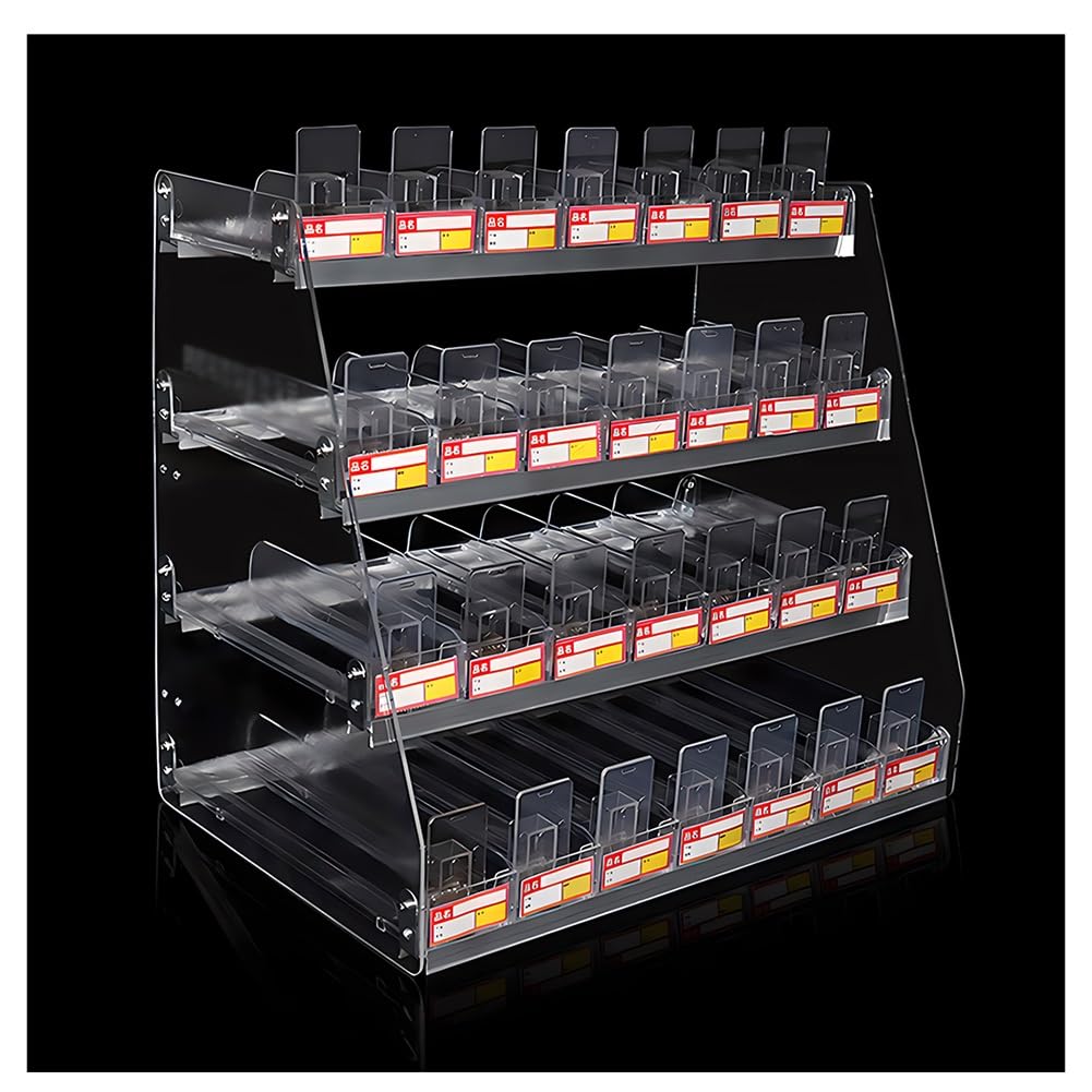 Support de cigarettes en acrylique pour organiser le comptoir de votre tabac