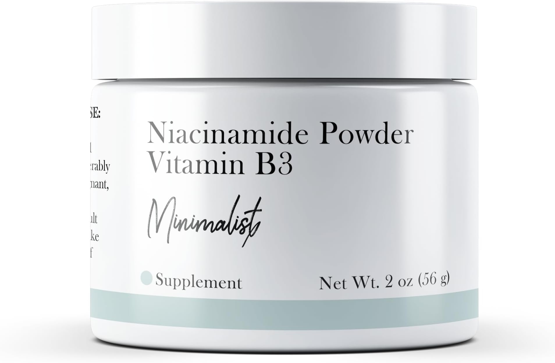 Minimalist Niacinamide Powder (2 oz), Vitamin B Powder, Flush-Free, Dietary Supplement