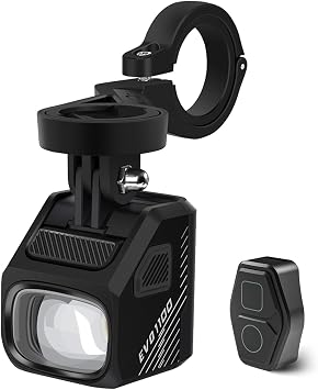 Magicshine EVO 1100 Smart Bike Light with Cut-Off Beam Glare-Free USB-C Rechargeable Bicycle Headlight, Underneath Mount Compatible with Garmin, IPX6 Waterproof for Commuting & Night Riding