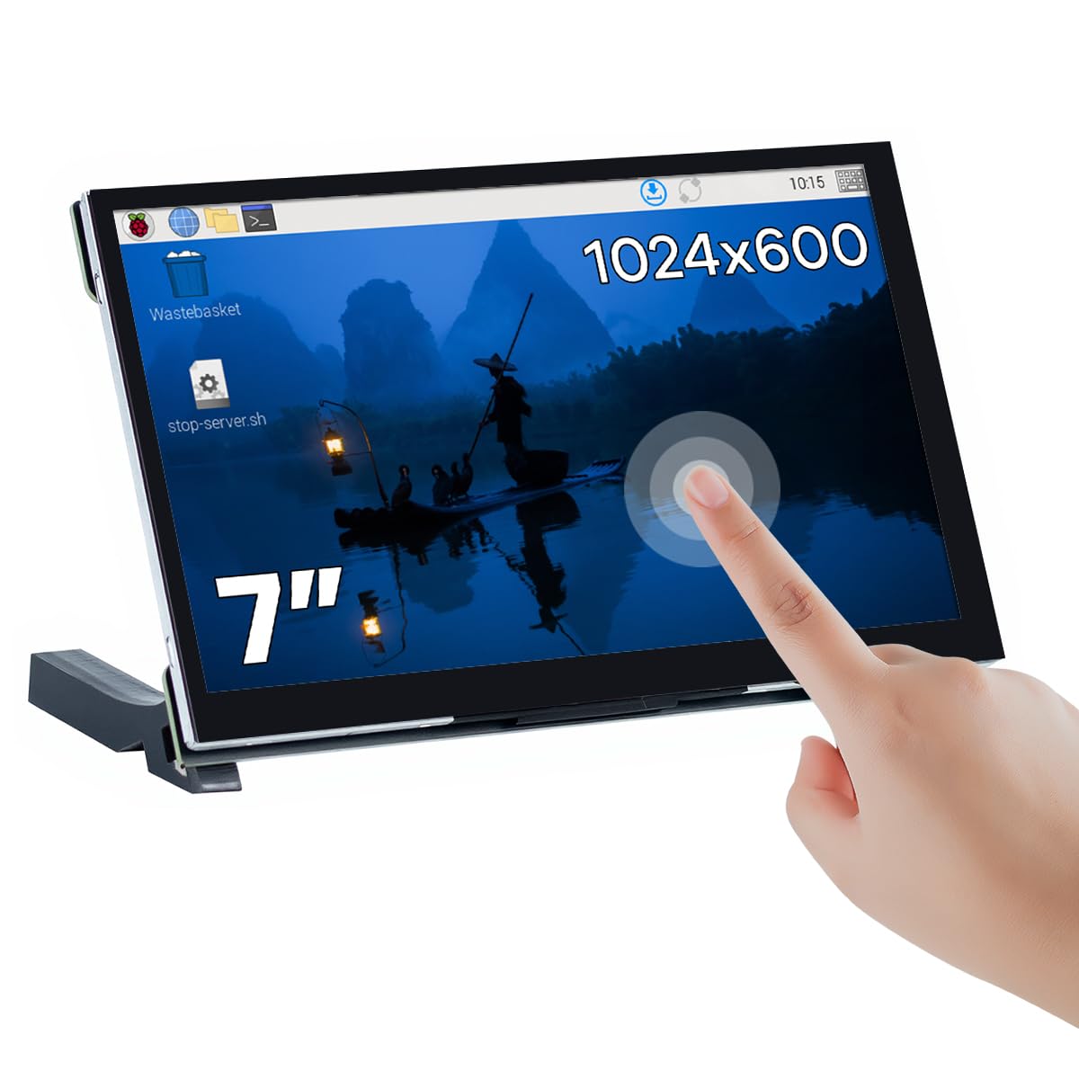 Hosyond 7 Zoll Touchscreen IPS LCD Display Panel 1024×600