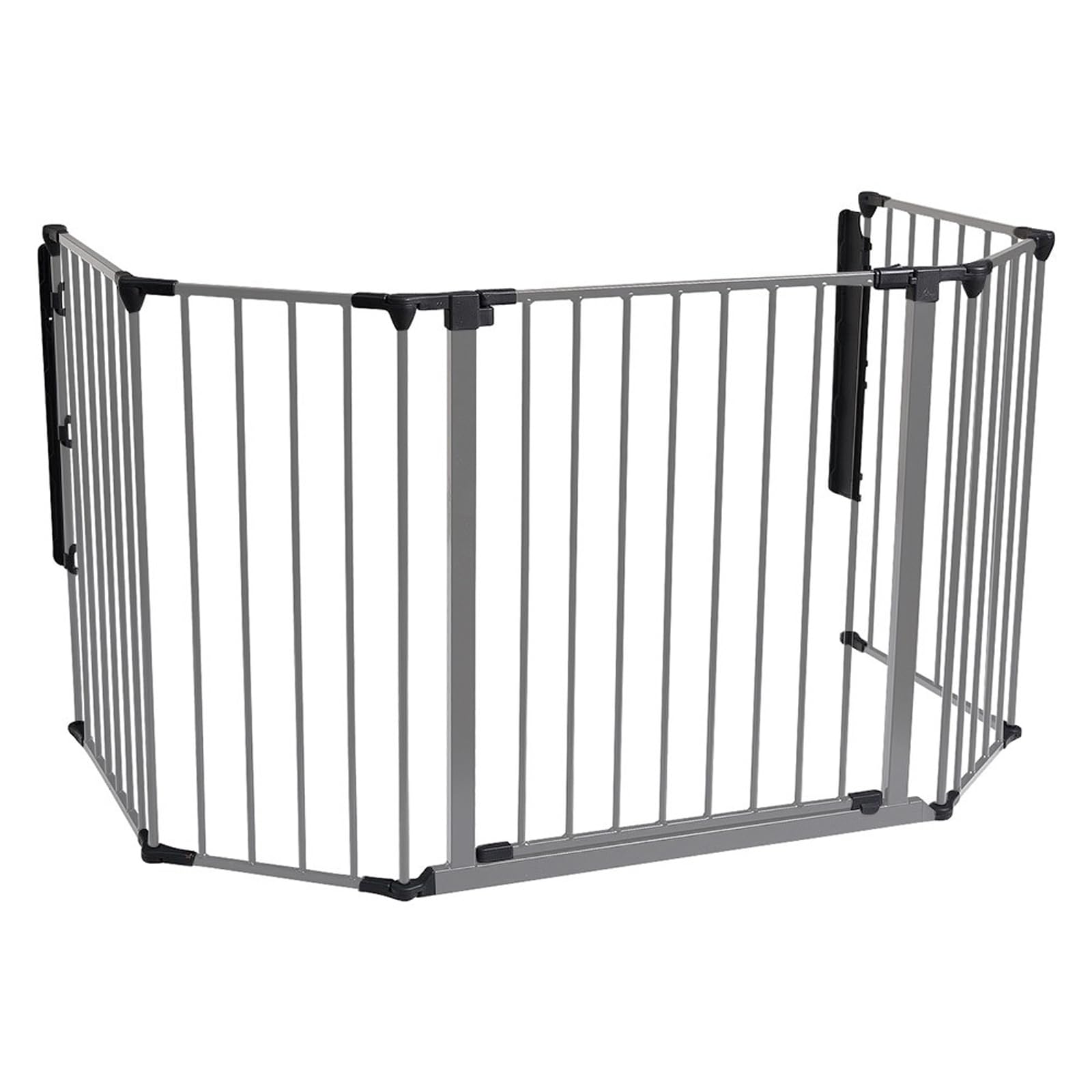 Safetots Fire Surround - Child and Pet Safety Guard - Grey - Metal