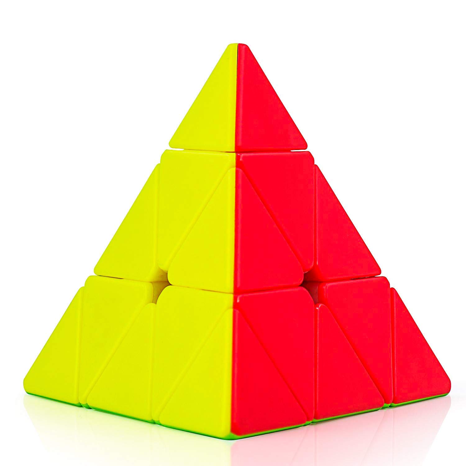 Pyramid Cube/Triangle Cube 3X3 High Speed Sticker-Less, High Speed Pyramid Triangle Cube, Puzzle Cube, Multi Color.,1 Pc, Kids (B0BWKFSC62) Amazon Price History, Amazon Price Tracker